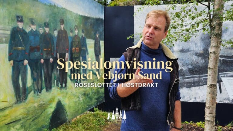 16. oktober / Spesialomvisning med Vebjørn Sand 'Roseslottet i høstdrakt'