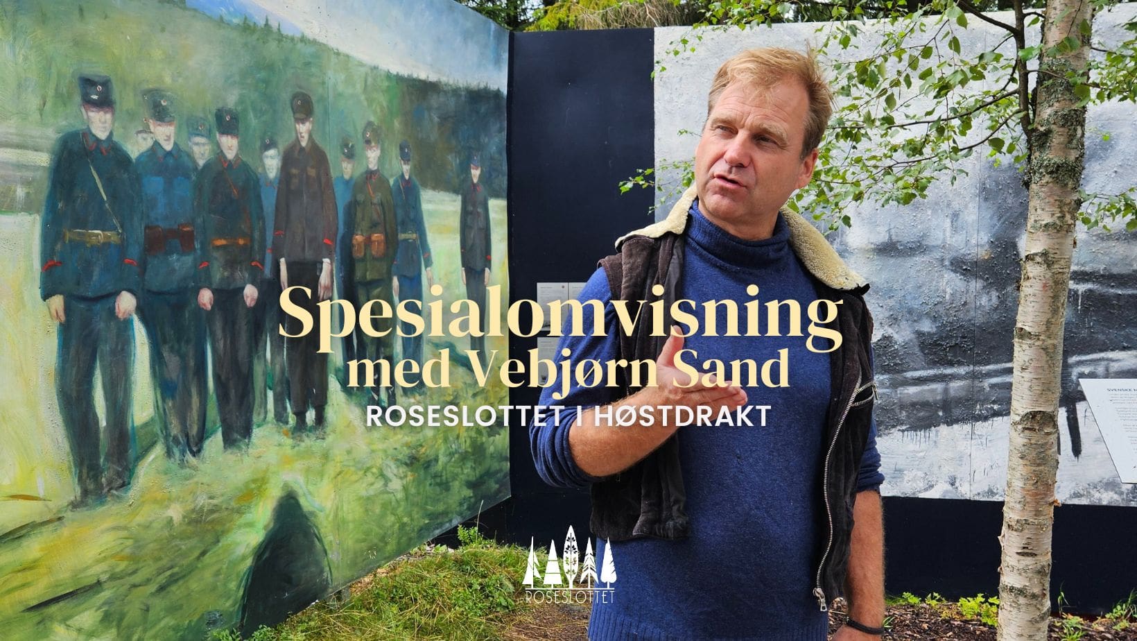 16. oktober / Spesialomvisning med Vebjørn Sand 'Roseslottet i høstdrakt'
